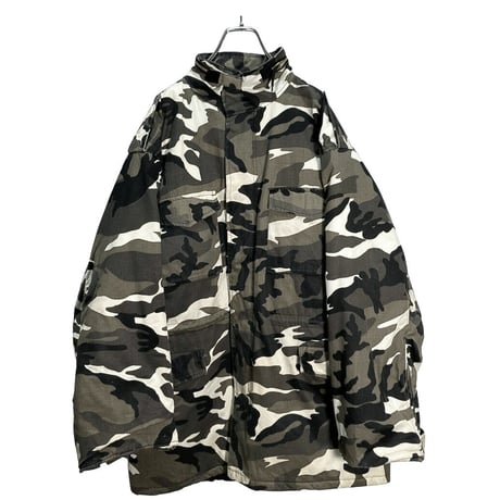 90s ARCTIC POLE padded city camo jacket