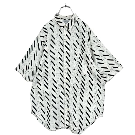 80-90s EXPRESSIONS S/S Geometric patterns design shirt