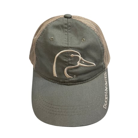 90s DUCKS UNLIMITED embroidered switching cap