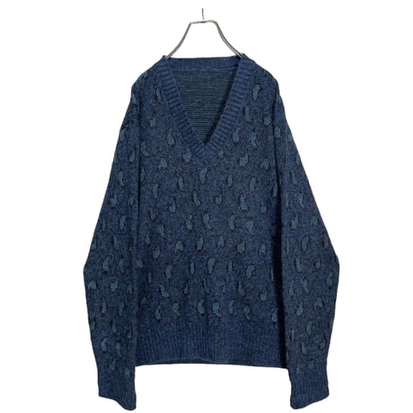 70-90s Unknown paisley pattern knit sweater