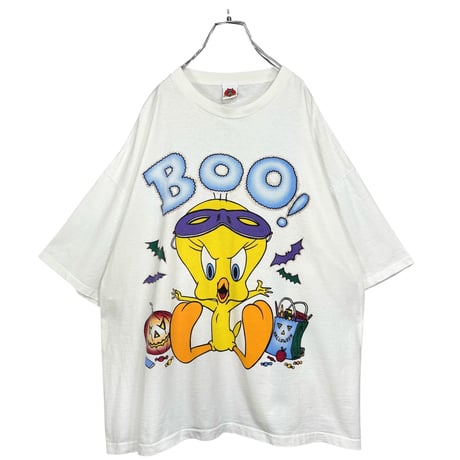 1997 LOONEY TUNES/TWEETY "Boo!" bigsized T-SHIRT
