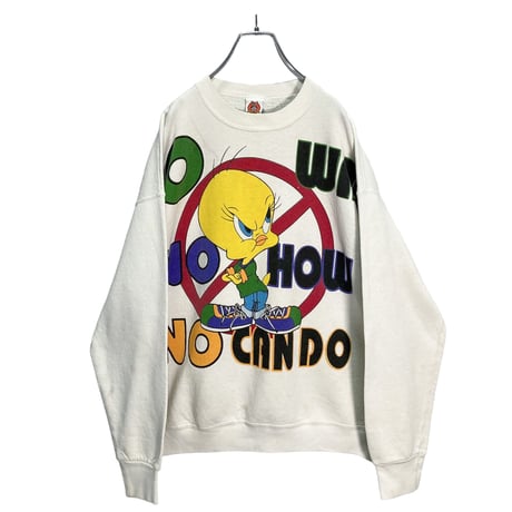 LOONEY TUNES 1997s tweety print sweatshirt