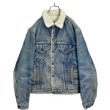 80s LEVI'S vintage boa fleece denim jacket