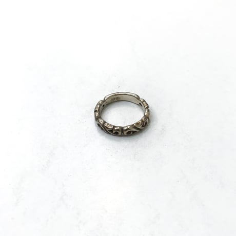 Vintage silver 925 design ring