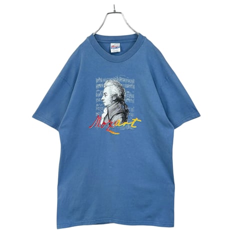 1997 Wolfgang Amadeus Mozart/BORDERS vintage S/S art T-SHIRT