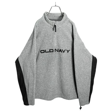 90s OLD NAVY half zip bi-color fleece