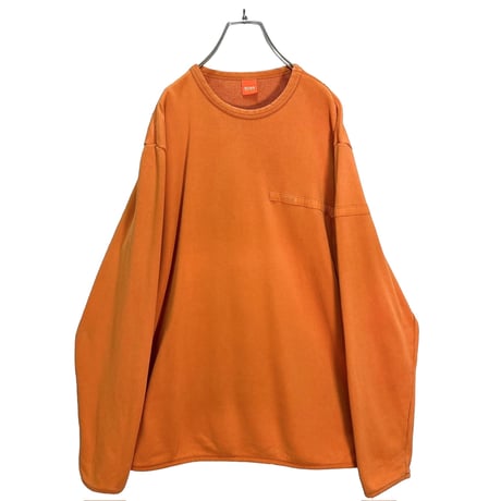 HUGO BOSS 00's L/S logo design sweatshirt