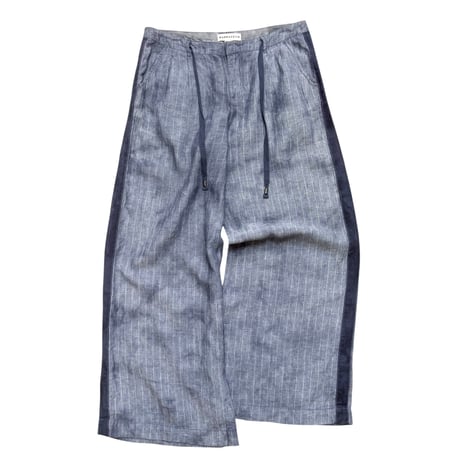 MARRAKECH 100% linen striped design buggy pants