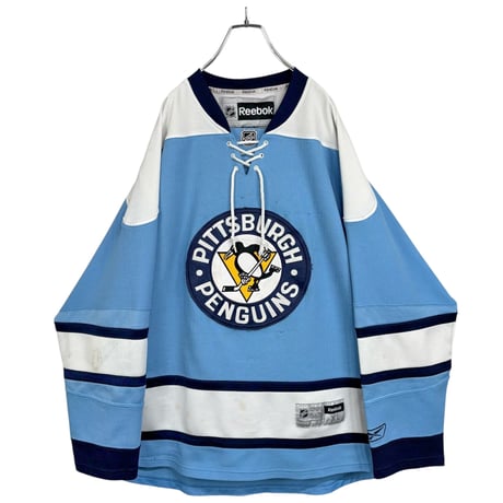 90s Reebok NHL "PITTSBURGH PENGUINS" game shirt