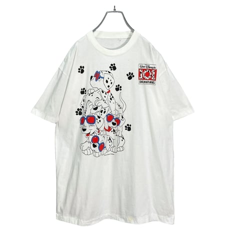 90s Walt Disney's/101DALMATIANS print T-SHIRT