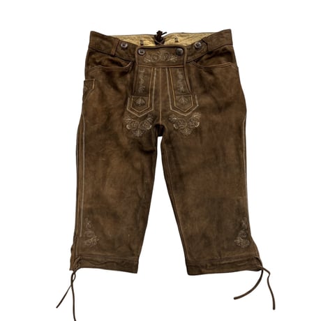 70s~ Vintage "Leaderhose" real suède Tyrolean pants