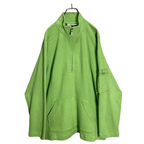 Coldwater Creek Light green half zip pullover