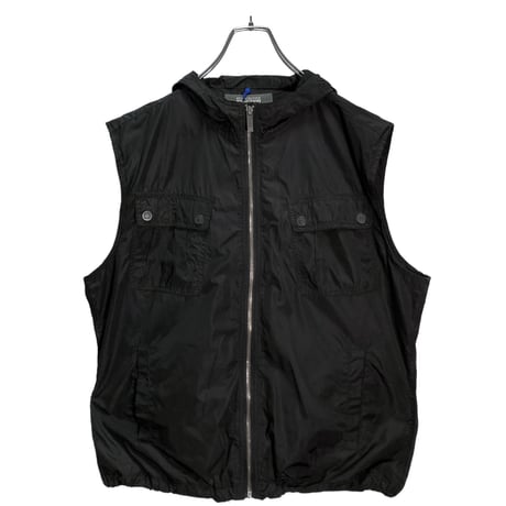 90s KENNETH COLE REACTION hooded nylon vest