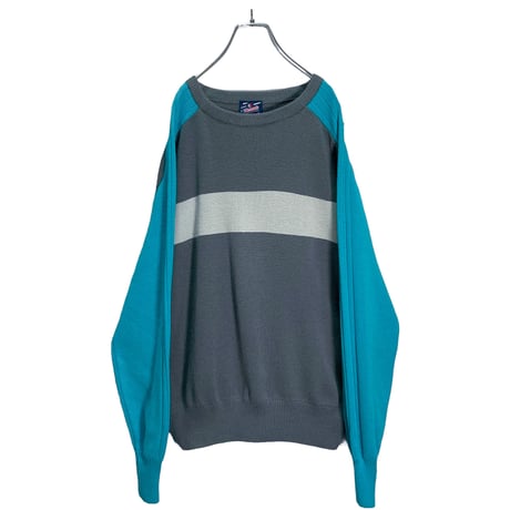 80-90s Herman's bi-color design knit sweater