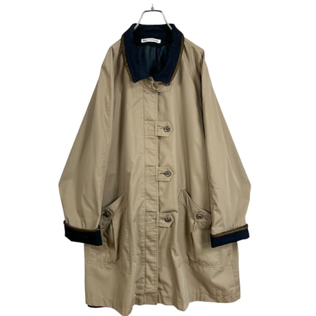 90-00s MISTY HARBOR design stand fall collar coat