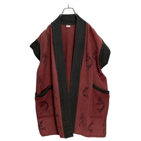 80-90s VENUS IMPORTS ethnic design vest