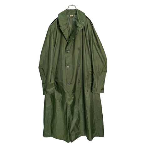 60s U.S.MC vintage rubber coated GRN raincoat