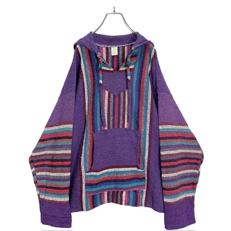 90-00s GALLEGOS IMPORTS purple colored Mexican parka