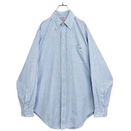 90s Brooks Brothers "Makers" L/S bd stripe shirt