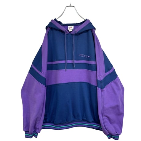 90s SPEEDO Made in USA L/S switching sweat hoodie