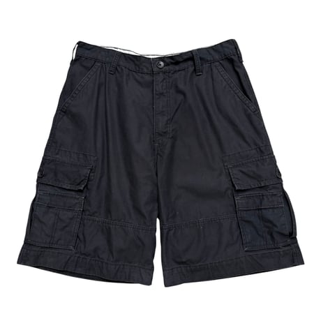 Levi's "CARGO" 00s super bigsized black cargo shorts