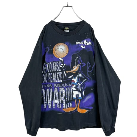 1996 LOONEY TUNES/SPACE JAM "Daffy Duck" L/S T-SHIRT
