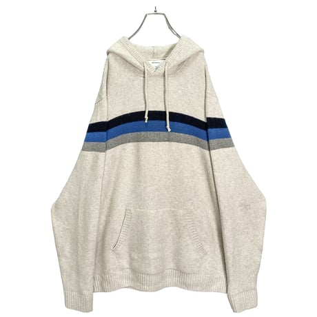 OLD NAVY 00's bigsized design knit hoodie