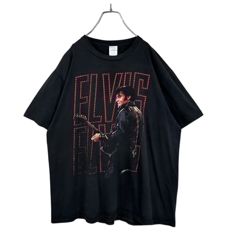 Elvis Presley/PORT&COMPANY 00s black T-shirt