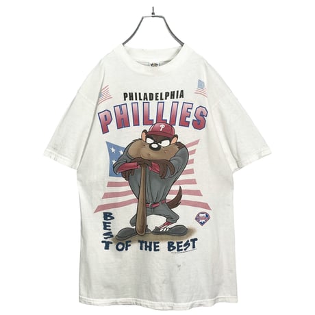 90s LOONEY TUNES/MLB PHILADELPHIA PHILLIES T-SHIRT