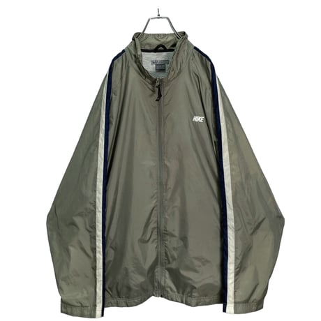 NIKE 00's zip-up sleeve line nylon jacket