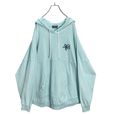 90-00s SPIRIT JERSEY L/S hooded over print Tee