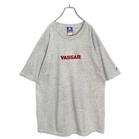 90s Champion "VASSAR" lettering design T-SHIRT