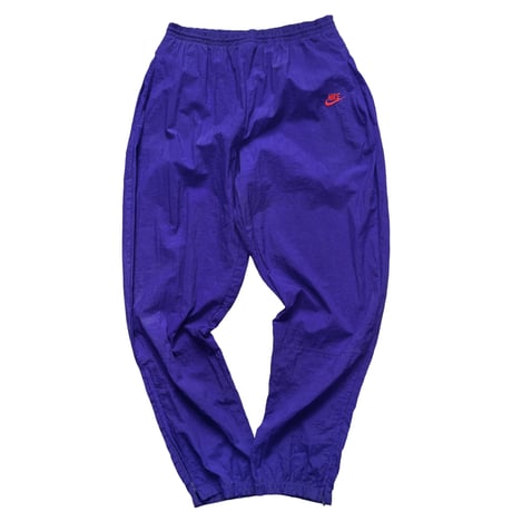 90s NIKE Logo print nylon easy pants