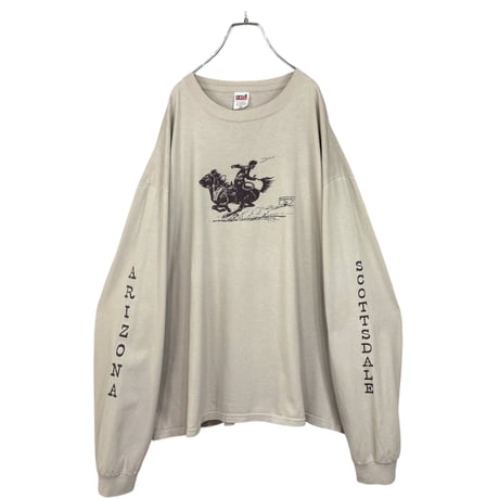 90-00s Greasewood Flat "A Real Western Bar" L/S T-shirt
