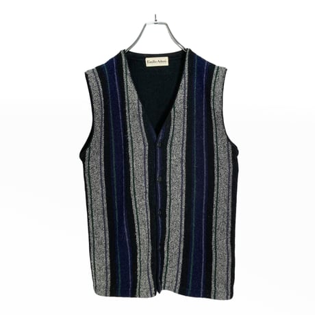 80-90s Emilio Adani design knit vest