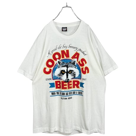 1988 COON ASS BEER/WHEN YOU SAY COON ASS YOU'VE SAID A TAILFULL T-SHIRT