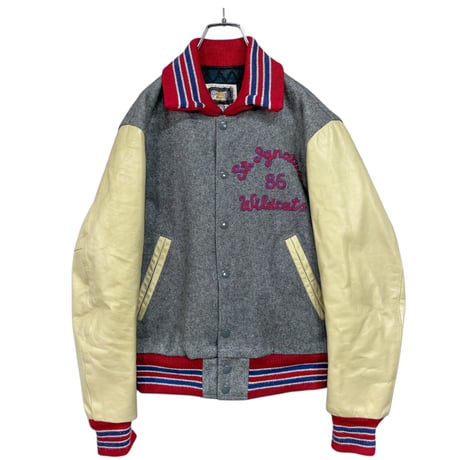 70s GOLDEN BEAR "St.Ignatius Wildcats" Varsity jacket