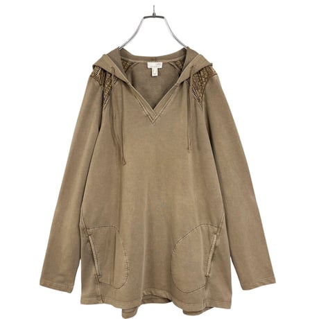 LORI GOLDSTEIN 00's L/S switching hooded cutsew