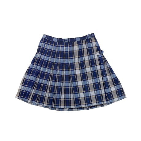 90s RK RIFLE/KAYNEE checked design pleats skirt