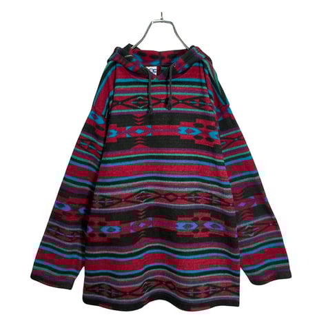 90s PRO SPIRIT multicolored fleece hoody