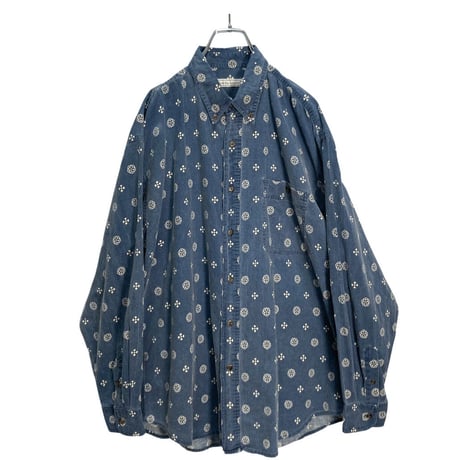 90s Bugle boy company L/S design shirt