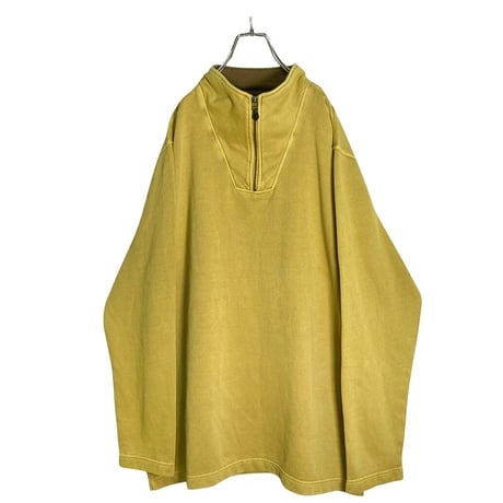 90s SUSQUEHANNA TRAIL L/S half-zip rib sweat pullover