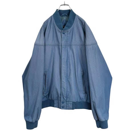 90s DAVID TAYLOR zip-up cup shoulder Derby jacket