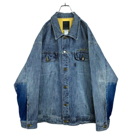 SEAN JOHN 00s switching indigo denim design jacket