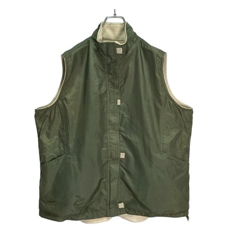 90s ROUTE 66 zip-up reversible design vest