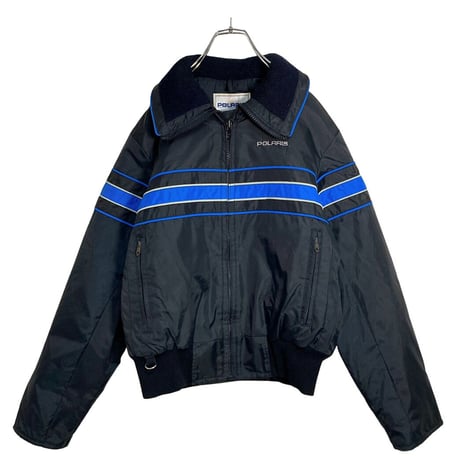 80s POLARIS zip-up nylon jacket