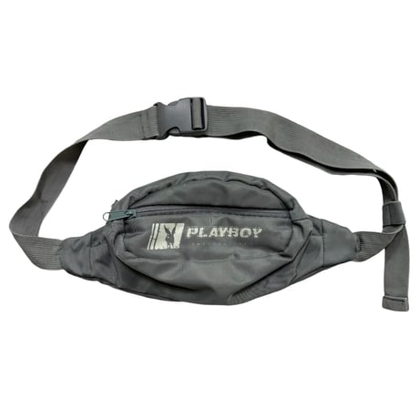 90-00s PLAYBOY logo design body waist bag