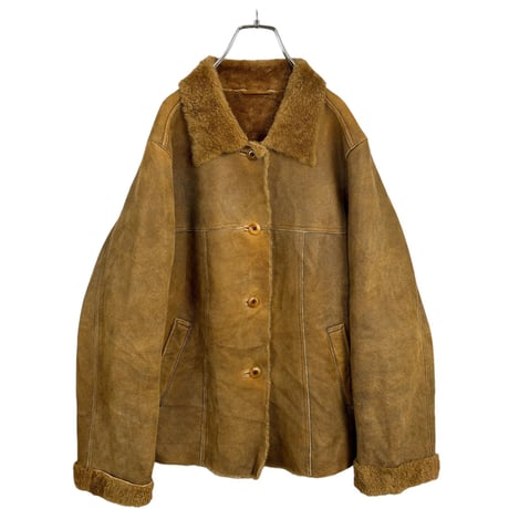 80-90s THE TERRITORY AHEAD real mouton jacket