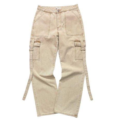 00s SICERELY JULES pail brown design cargo pants