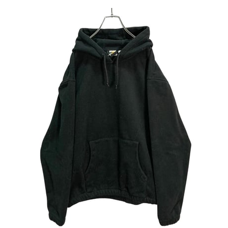 90s black fishing fleece parka